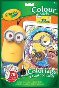 Crayola Minions Colour & Sticker Book